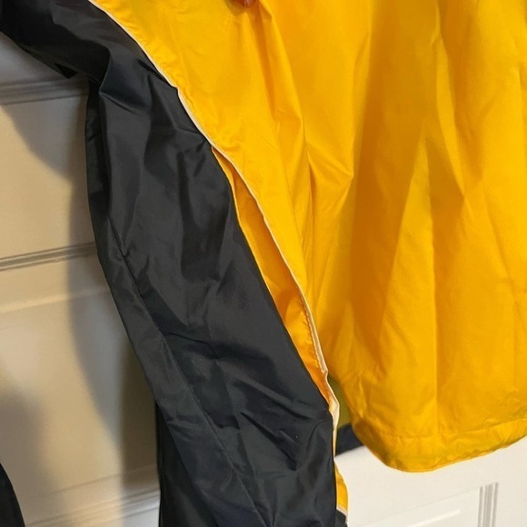 HOLLOWAY Yellow and Blue Pullover RACERS Jacket L - Picture 8 of 12